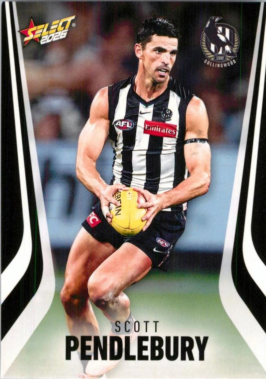 Scott Pendlebury #50 Collingwood Magpies | 2026 Select AFL Footy Stars | Trading Card
