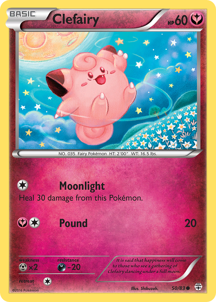 Clefairy 50/83 Common | Generations | Pokemon Card