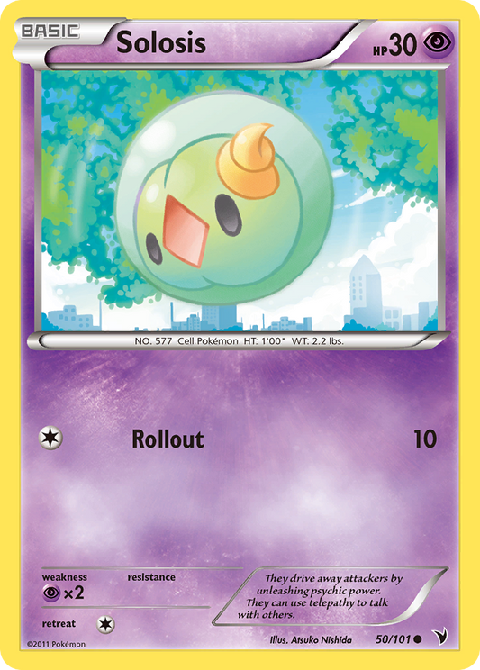 Solosis 50/101 Common | Noble Victories | Pokemon Card
