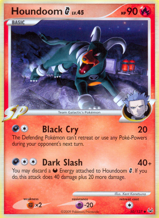 Houndoom G 50/127 Uncommon | Platinum | Pokemon Card
