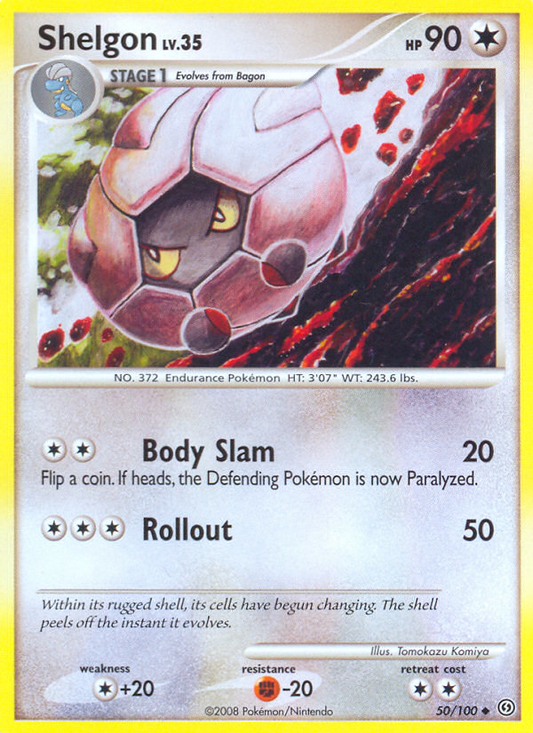 Shelgon 50/100 Uncommon | Stormfront | Pokemon Card