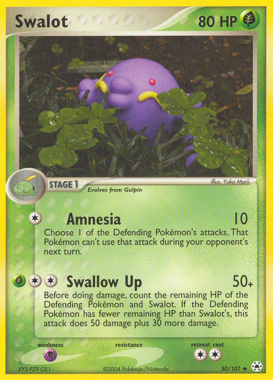 Swalot 50/101 Uncommon | Hidden Legends | Pokemon Card