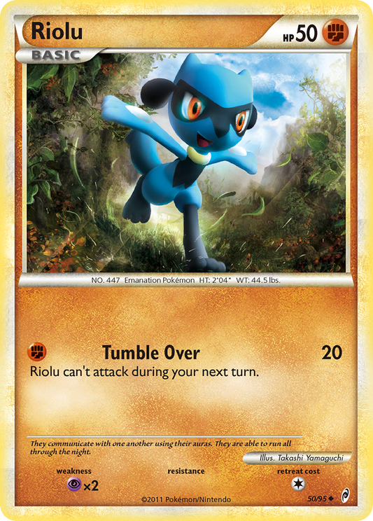 Riolu 50/95 Uncommon | Call of Legends | Pokemon Card