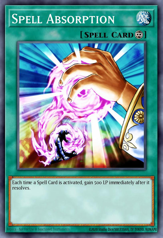Spell Absorption - INCH-EN053 Super Rare | Yu-Gi-Oh! Card