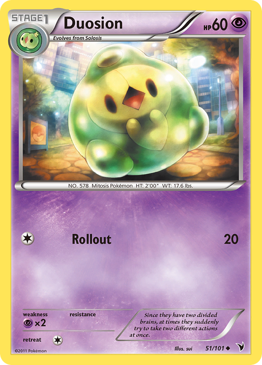 Duosion 51/101 Uncommon | Noble Victories | Pokemon Card