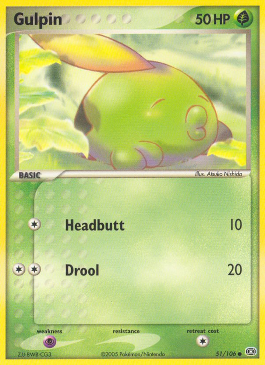 Gulpin 51/106 Common | Emerald | Pokemon Card