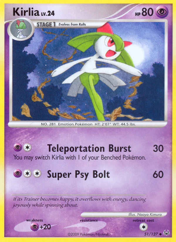 Kirlia 51/127 Uncommon | Platinum | Pokemon Card