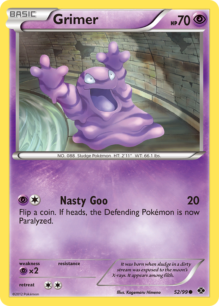 Grimer 52/99 Common | Next Destinies | Pokemon Card