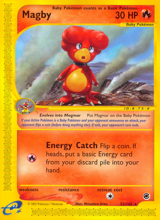 Magby 52/165 Rare | Expedition Base Set | Pokemon Card