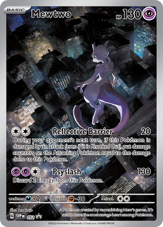 Mewtwo #52 Promo | Scarlet & Violet Black Star Promos | Pokemon Card