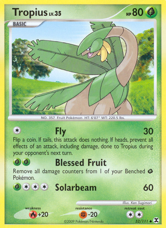 Tropius 52/111 Uncommon | Rising Rivals | Pokemon Card