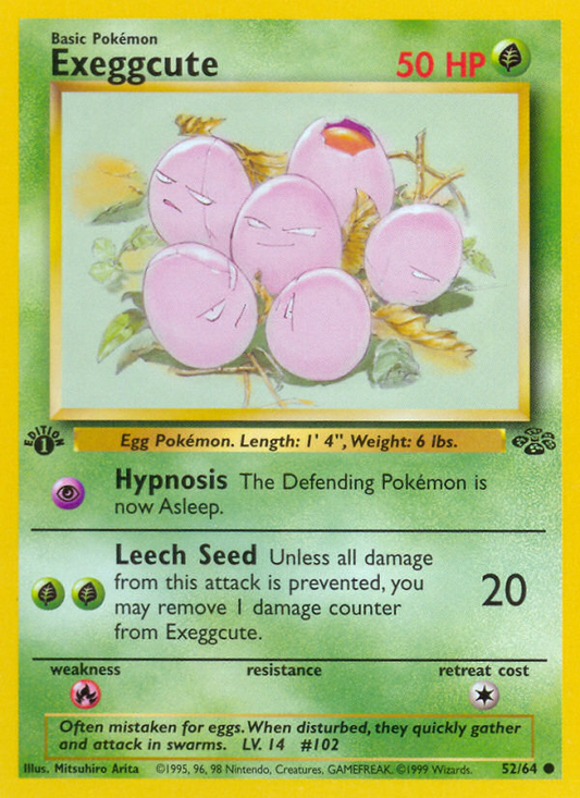 Exeggcute 52/64 Common | Jungle | Pokemon Card