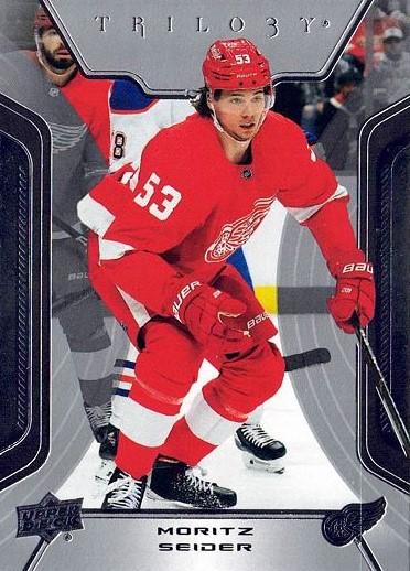 Moritz Seider #53 Detroit Red Wings | 2023-24 Upper Deck Trilogy | NHL Trading Card