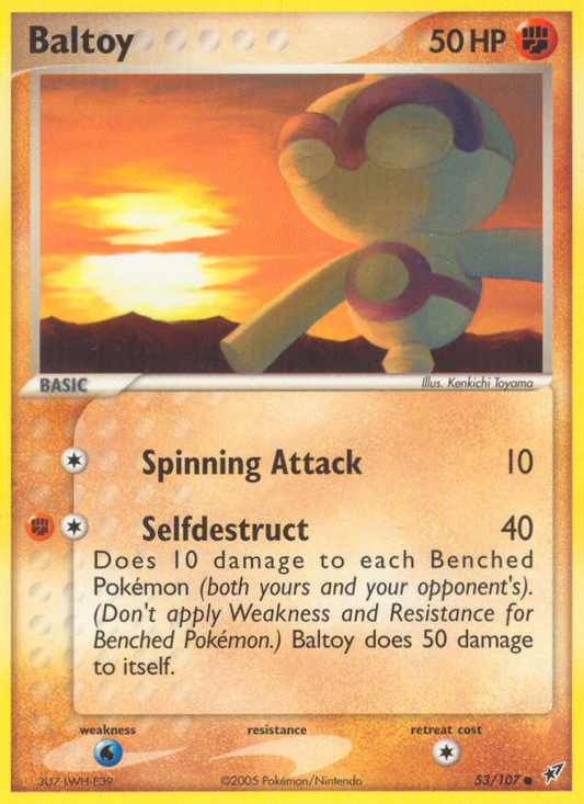 Baltoy 53/107 Common | Deoxys | Pokemon Card