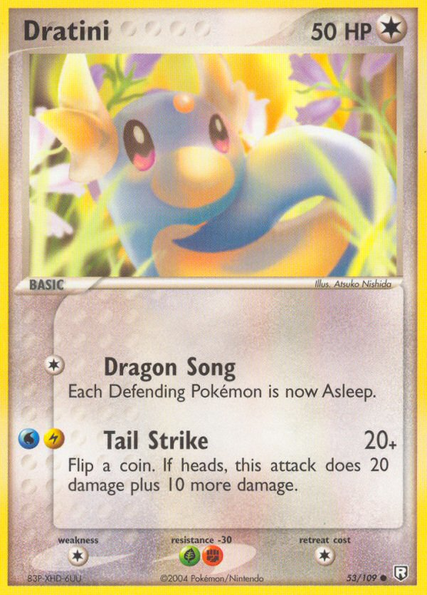 Dratini 53/109 Common | Team Rocket Returns | Pokemon Card
