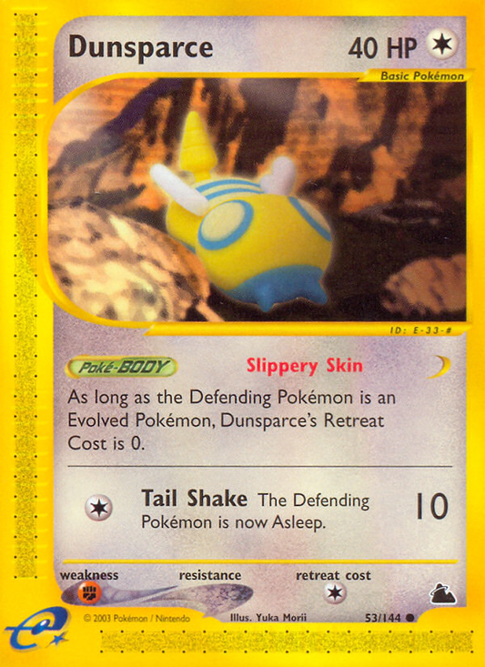 Dunsparce 53/144 Common | Skyridge | Pokemon Card