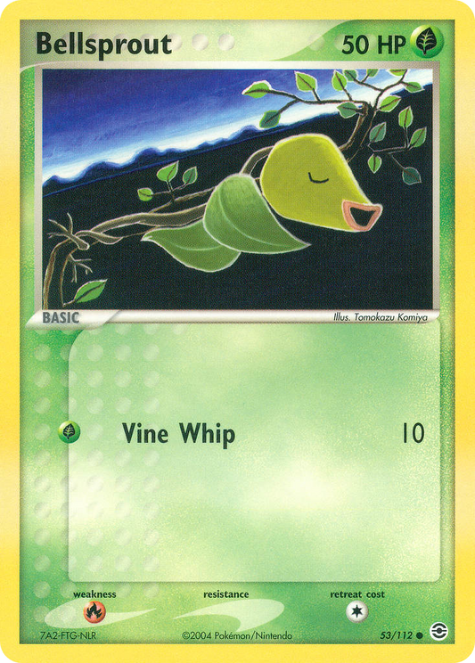 Bellsprout 53/112 Common | FireRed & LeafGreen | Pokemon Card