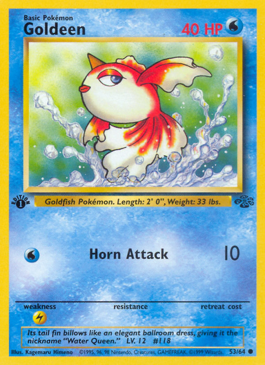 Goldeen 53/64 Common | Jungle | Pokemon Card