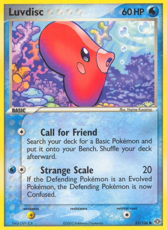 Luvdisc 53/106 Common | Emerald | Pokemon Card