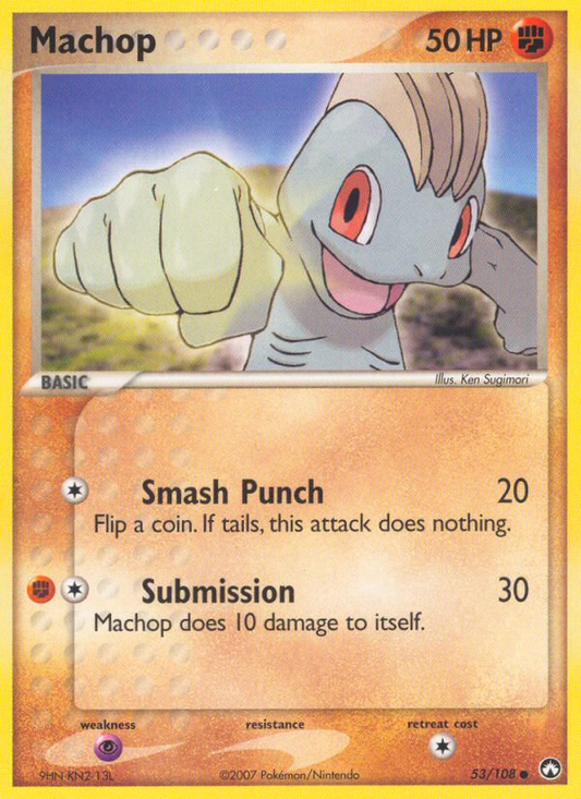 Machop 53/108 Common | Power Keepers | Pokemon Card