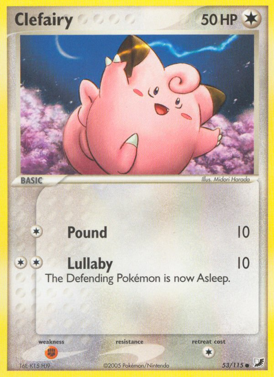 Clefairy 53/115 Common | Unseen Forces | Pokemon Card