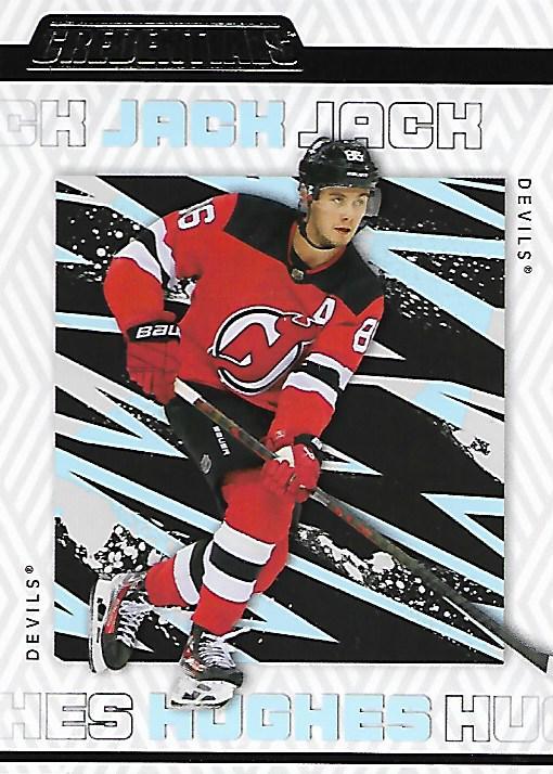 Jack Hughes #54 New Jersey Devils | 2023-24 Upper Deck Credentials | NHL Trading Card