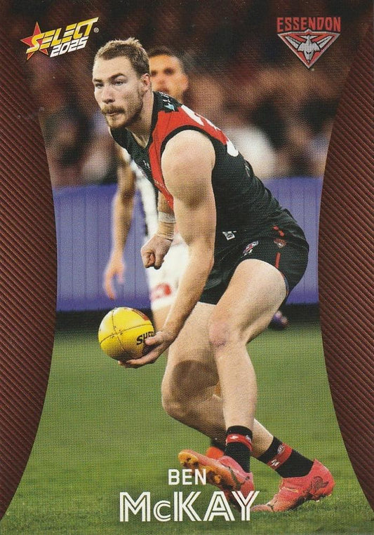 Ben McKay #54 Essendon Bombers | 2025 Select AFL Footy Stars | Trading Card
