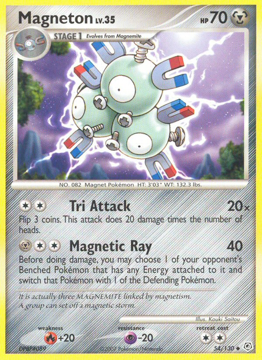 Magneton 54/130 Uncommon | Diamond & Pearl | Pokemon Card