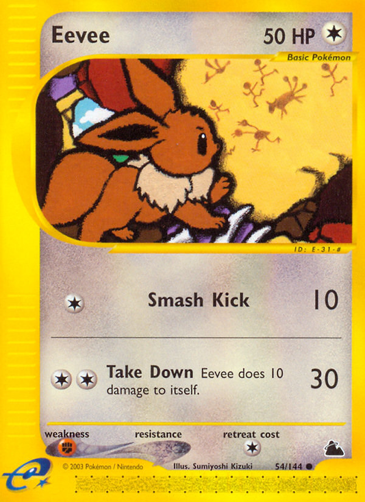 Eevee 54/144 Common | Skyridge | Pokemon Card