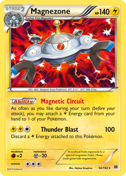 Magnezone 54/162 Rare Holo | BREAKthrough | Pokemon Card