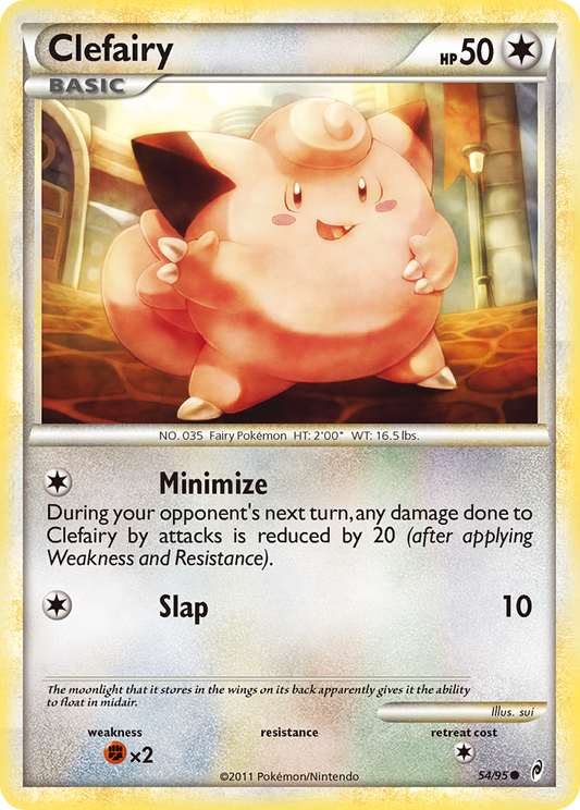 Clefairy 54/95 Common | Call of Legends | Pokemon Card