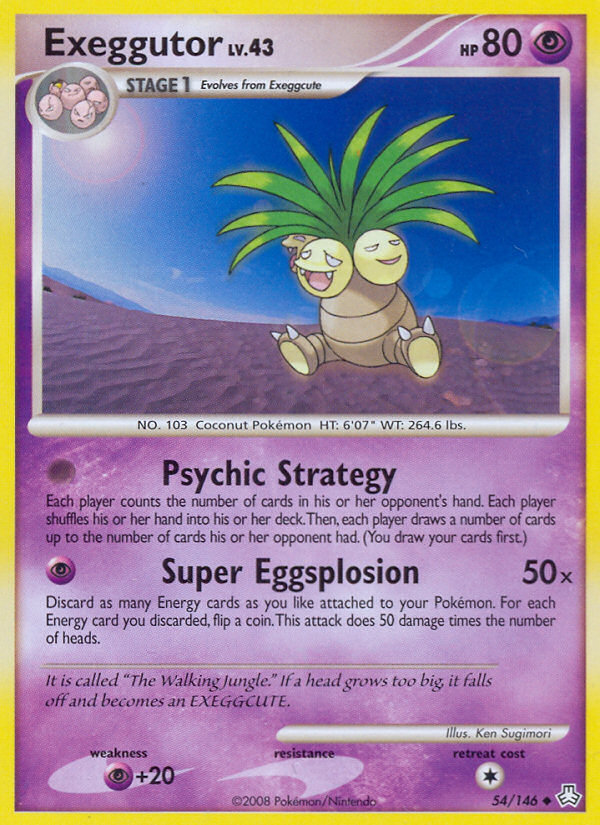 Exeggutor 54/146 Uncommon | Legends Awakened | Pokemon Card