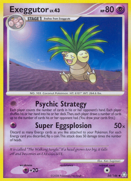 Exeggutor 54/146 Uncommon | Legends Awakened | Pokemon Card