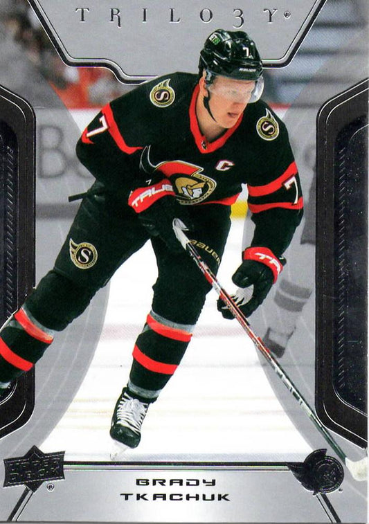 Brady Tkachuk #55 Ottawa Senators | 2023-24 Upper Deck Trilogy | NHL Trading Card
