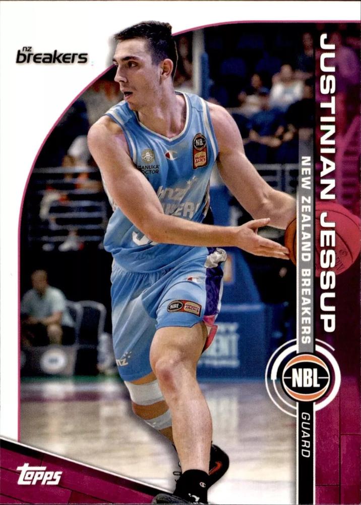 Justinian Jessup #55 New Zealand Breakers | 2023-24 Topps NBL | NBL Trading Card