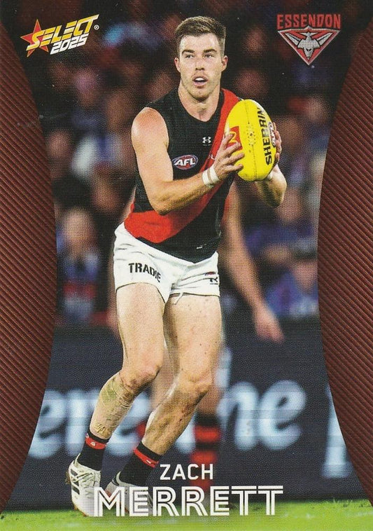 Zach Merrett #55 Essendon Bombers | 2025 Select AFL Footy Stars | Trading Card