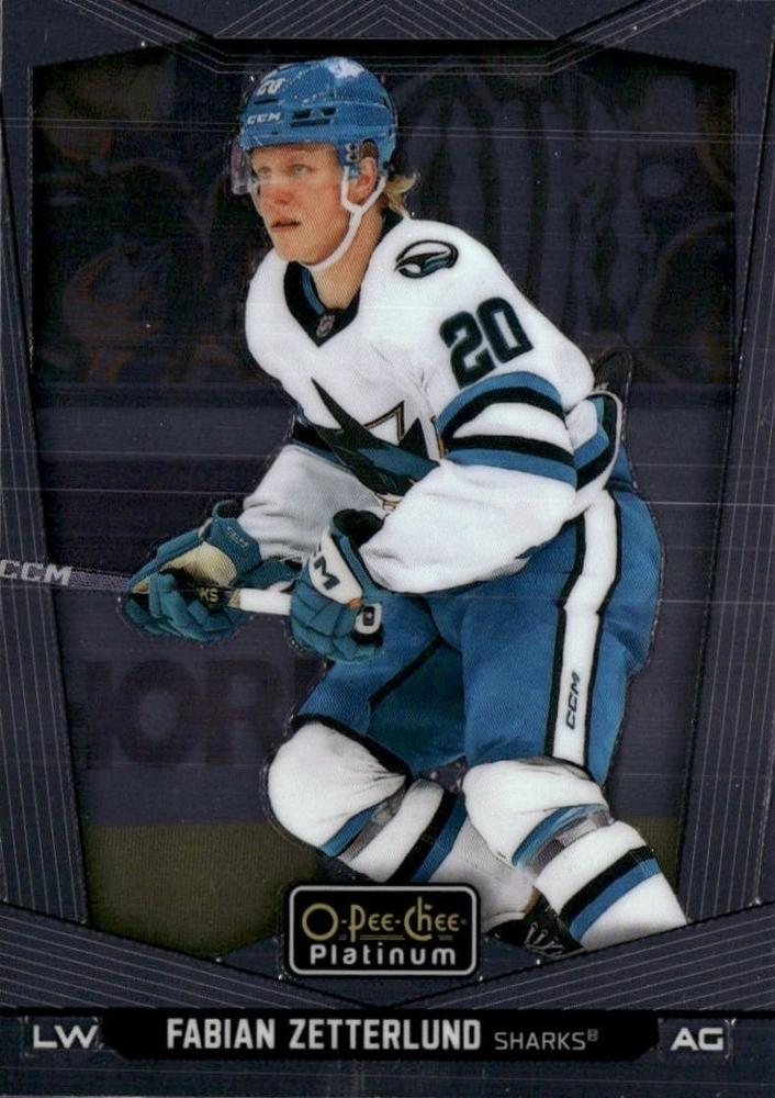 Fabian Zetterlund #55 San Jose Sharks | 2024-25 O-Pee-Chee Platinum | NHL Trading Card