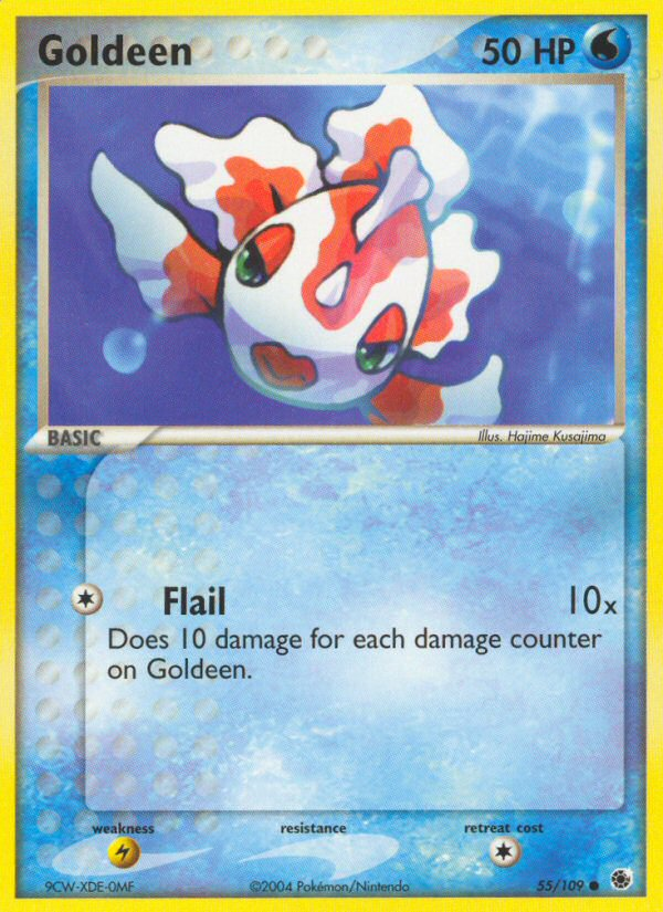 Goldeen 55/109 Common | Ruby & Sapphire | Pokemon Card