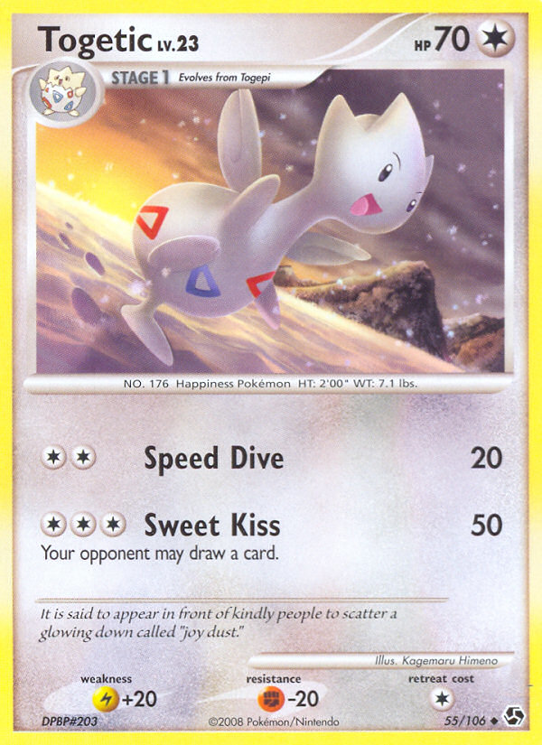 Togetic 55/106 Uncommon | Great Encounters | Pokemon Card