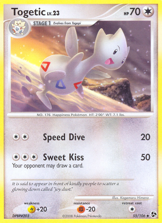 Togetic 55/106 Uncommon | Great Encounters | Pokemon Card
