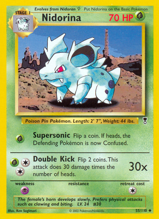 Nidorina 55/110 Uncommon | Legendary Collection | Pokemon Card