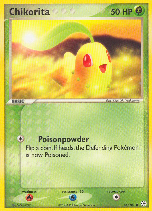 Chikorita 55/101 Common | Hidden Legends | Pokemon Card
