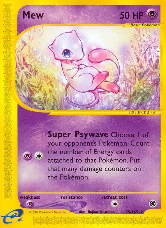 Mew 55/165 Rare | Expedition Base Set | Pokemon Card
