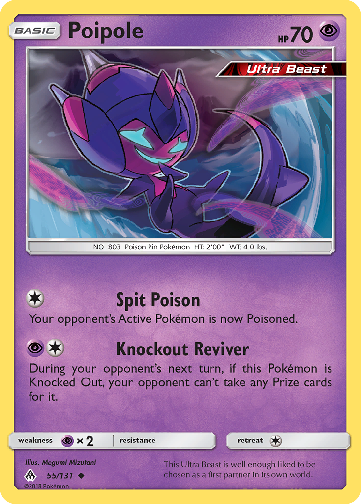Poipole 55/131 Uncommon | Forbidden Light | Pokemon Card