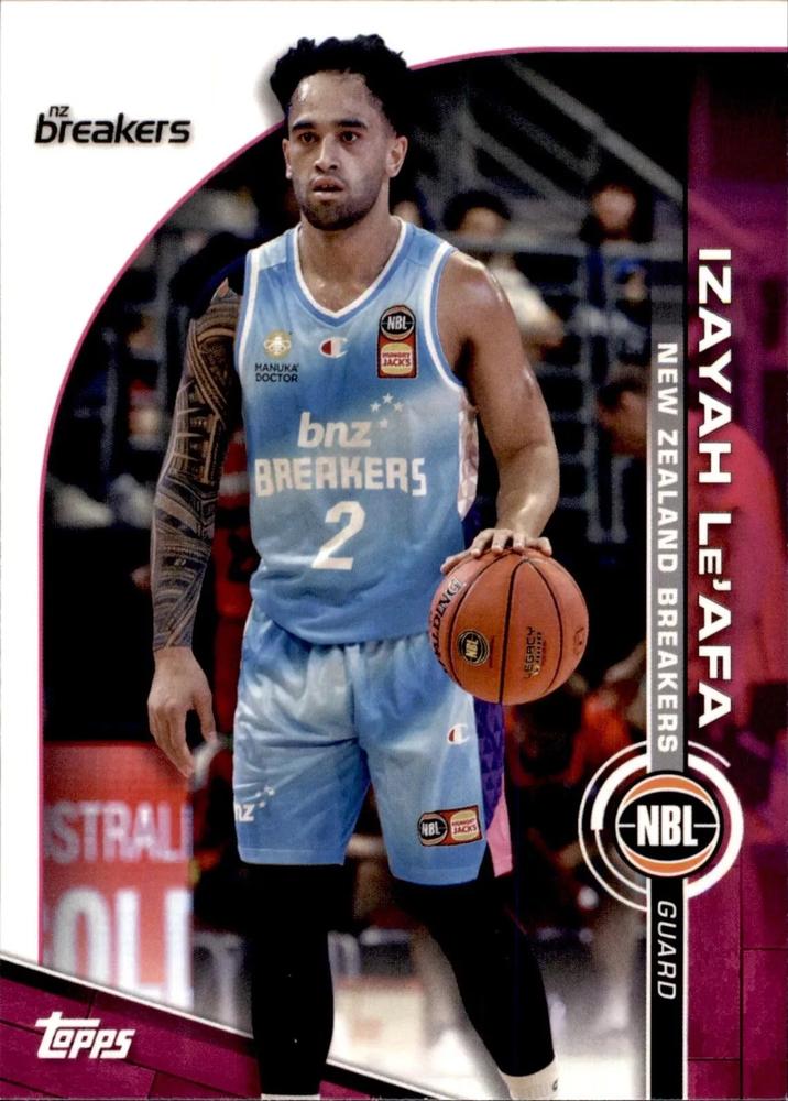 Izayah Le'Afa #56 New Zealand Breakers | 2023-24 Topps NBL | NBL Trading Card