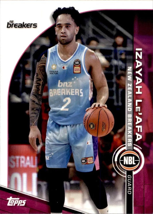 Izayah Le'Afa #56 New Zealand Breakers | 2023-24 Topps NBL | NBL Trading Card