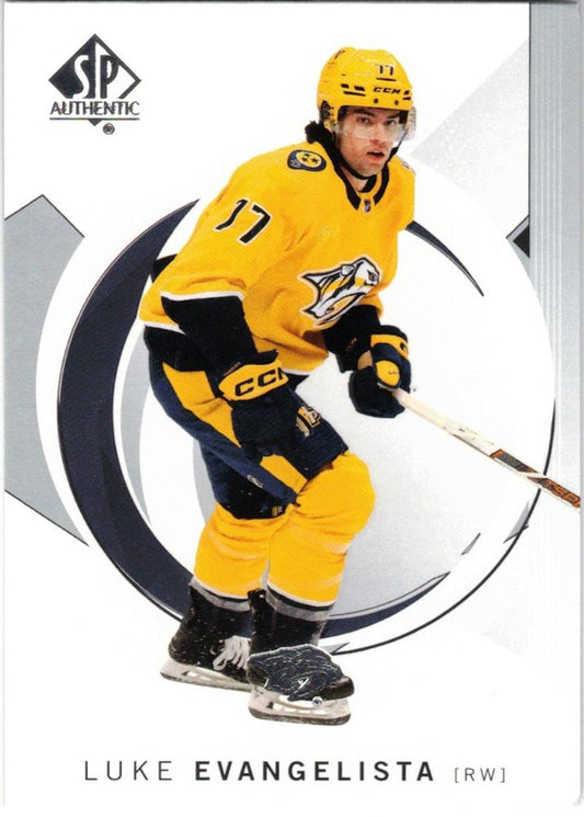 Luke Evangelista #56 Nashville Predators | 2024-25 SP Authentic | NHL Trading Card