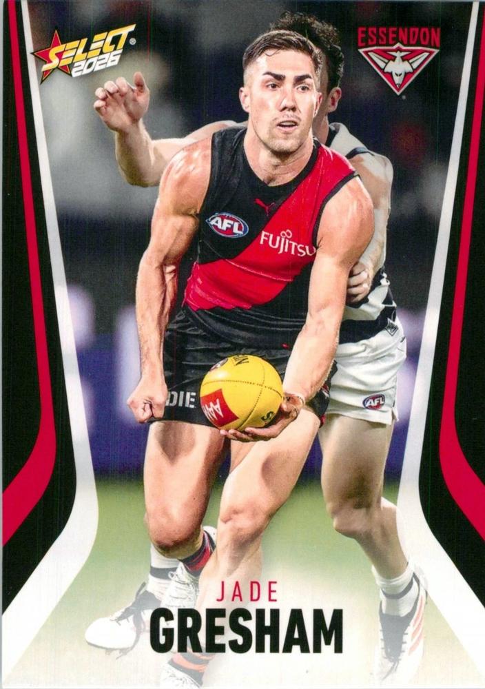 Jade Gresham #56 Essendon Bombers | 2026 Select AFL Footy Stars | Trading Card