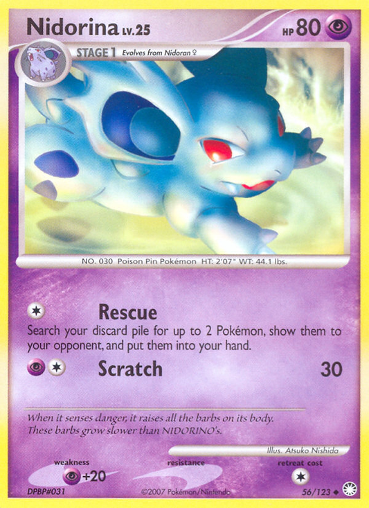 Nidorina 56/123 Uncommon | Mysterious Treasures | Pokemon Card