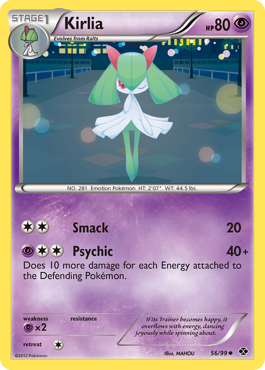 Kirlia 56/99 Uncommon | Next Destinies | Pokemon Card